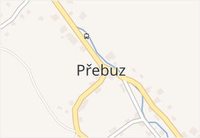 Přebuz v obci Přebuz - mapa části obce