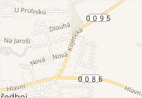 Kojetická v obci Předboj - mapa ulice