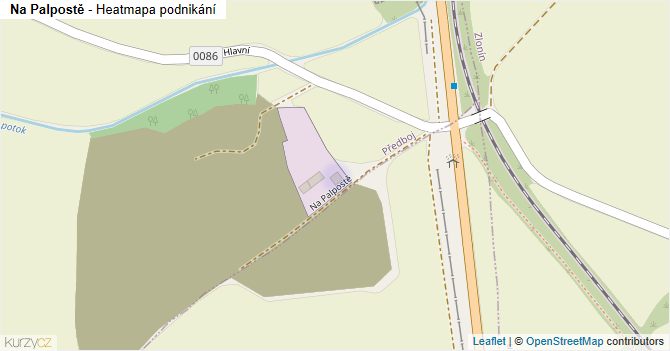 Na Palpostě - mapa podnikání