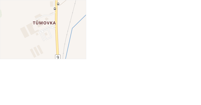 Tůmovka v obci Předboj - mapa ulice