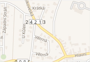 Velkoveská v obci Předboj - mapa ulice