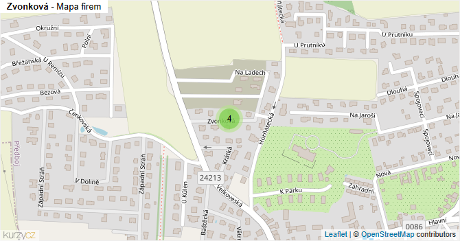 Zvonková - mapa firem