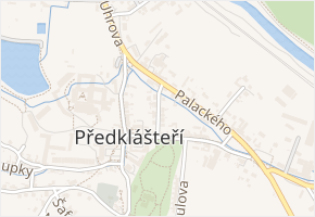 B. Němcové v obci Předklášteří - mapa ulice