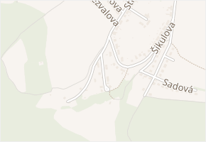 Na Kukle v obci Předklášteří - mapa ulice