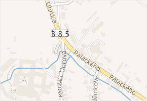 Palackého v obci Předklášteří - mapa ulice