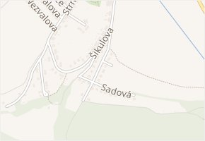 Pod Horkou v obci Předklášteří - mapa ulice