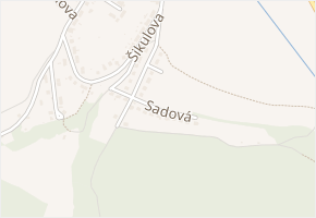 Sadová v obci Předklášteří - mapa ulice