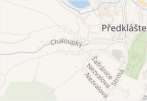Troubná v obci Předklášteří - mapa ulice