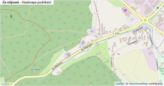 Za mlýnem - mapa podnikání