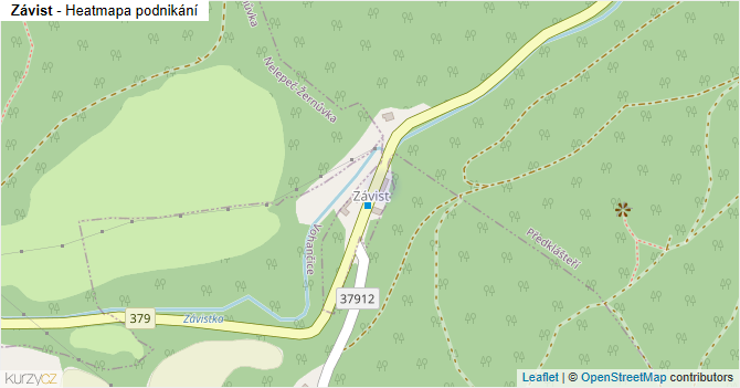 Závist - mapa podnikání