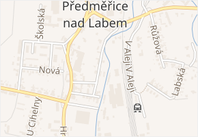 U Náhona v obci Předměřice nad Labem - mapa ulice