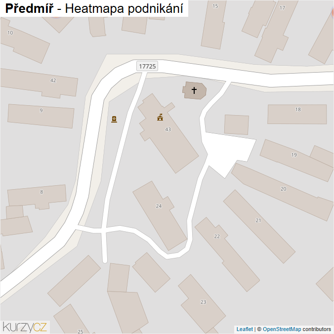 Mapa Předmíř - Firmy v obci.