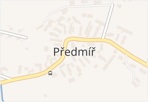 Předmíř v obci Předmíř - mapa části obce