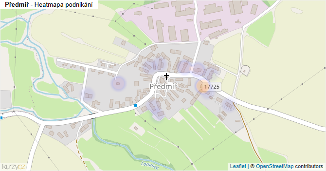 Předmíř - mapa podnikání