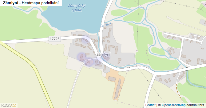 Zámlyní - mapa podnikání