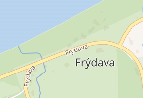 Frýdava v obci Přední Výtoň - mapa ulice