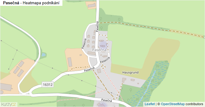 Pasečná - mapa podnikání