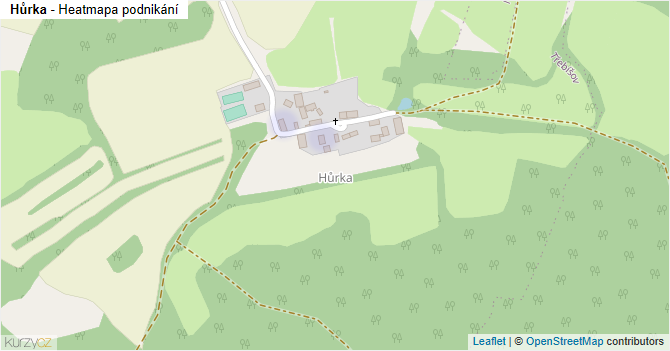 Hůrka - mapa podnikání