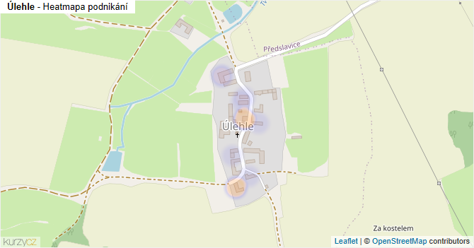 Úlehle - mapa podnikání