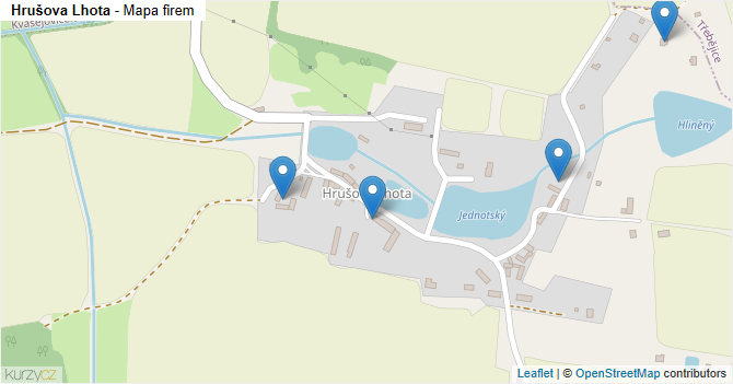 Hrušova Lhota - mapa firem