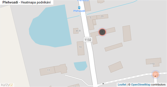 Přehvozdí - mapa podnikání
