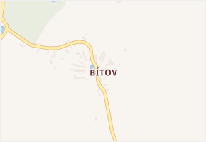 Bítov v obci Přehýšov - mapa části obce