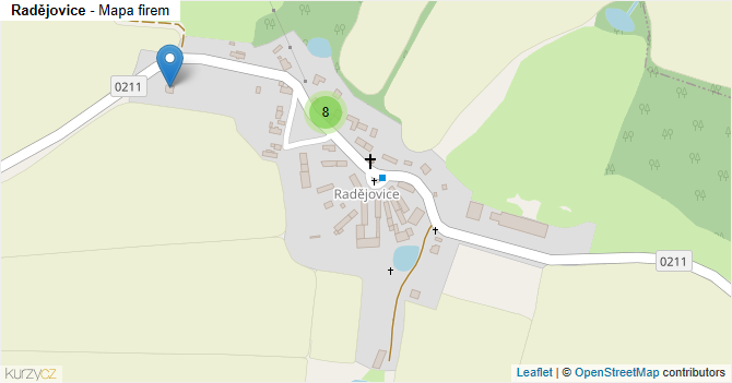 Radějovice - mapa firem