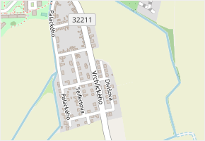 Divišova v obci Přelouč - mapa ulice