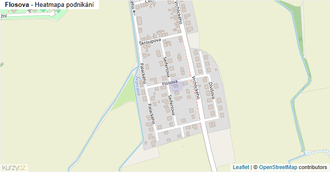 Flosova - mapa podnikání