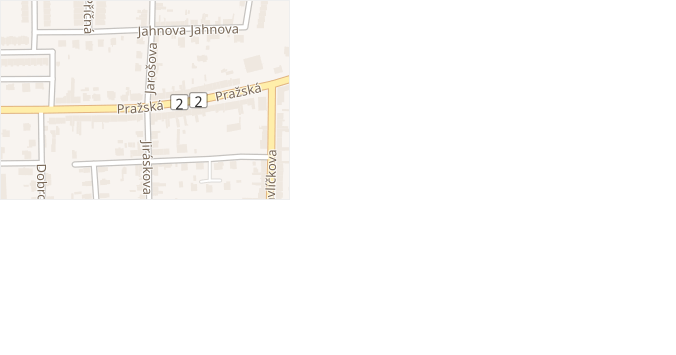 Jiráskova v obci Přelouč - mapa ulice