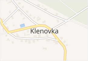 Klenovka v obci Přelouč - mapa části obce