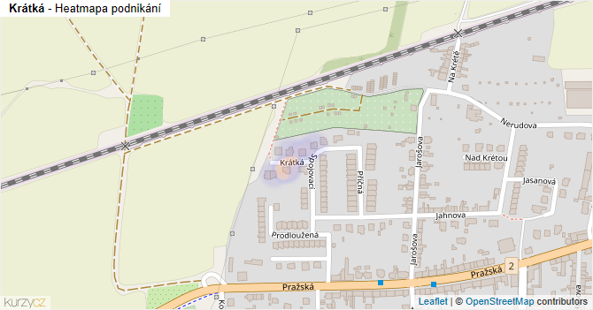 Krátká - mapa podnikání