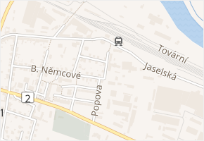 Ledrova v obci Přelouč - mapa ulice