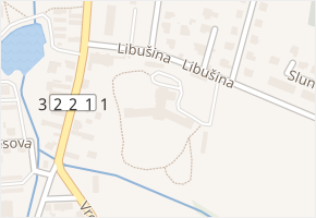 Libušina v obci Přelouč - mapa ulice