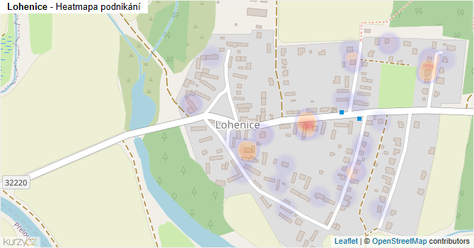 Lohenice - mapa podnikání
