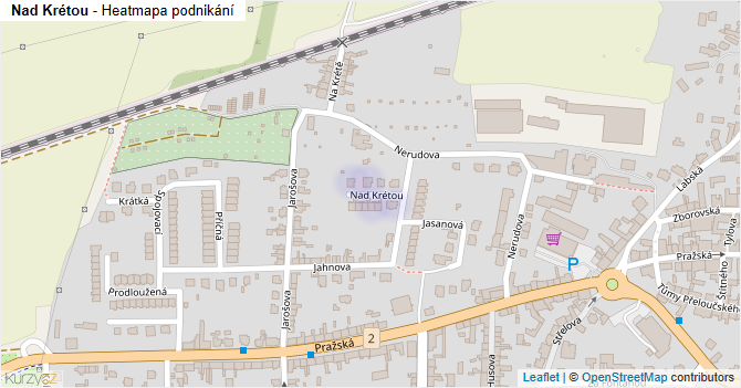 Nad Krétou - mapa podnikání