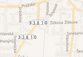 Stantejského v obci Přelouč - mapa ulice