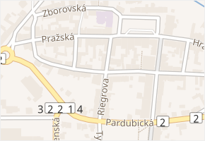 Tůmy Přeloučského v obci Přelouč - mapa ulice