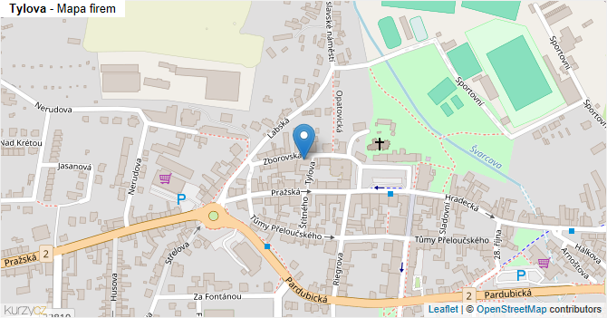 Tylova - mapa firem