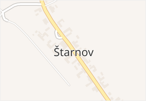 Štarnov v obci Přemyslovice - mapa části obce