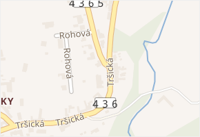 Dražka v obci Přerov - mapa ulice