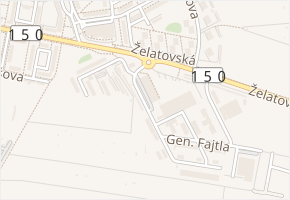 Gen. Fajtla v obci Přerov - mapa ulice
