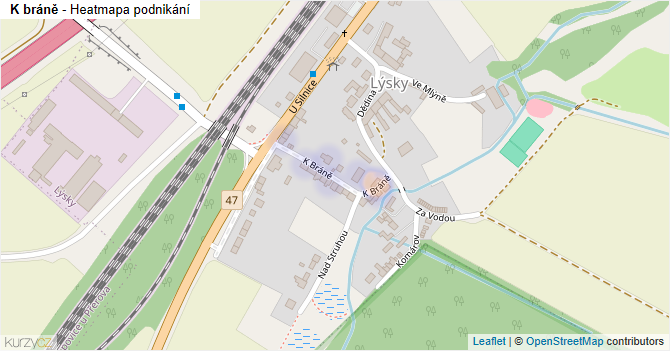 K bráně - mapa podnikání