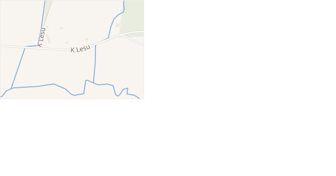 K lesu v obci Přerov - mapa ulice
