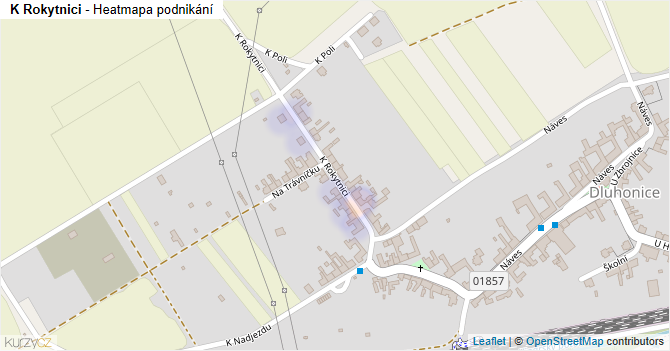 K Rokytnici - mapa podnikání