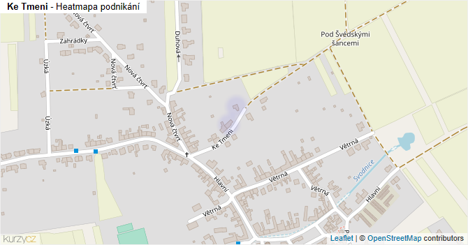 Ke Tmeni - mapa podnikání