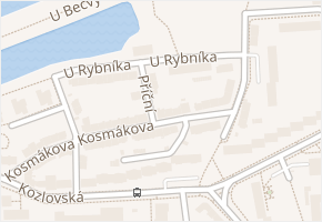 Kosmákova v obci Přerov - mapa ulice
