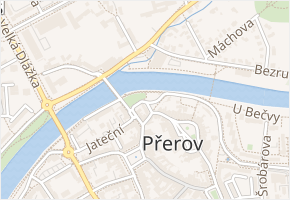 Na Marku v obci Přerov - mapa ulice