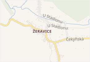 Na návsi v obci Přerov - mapa ulice