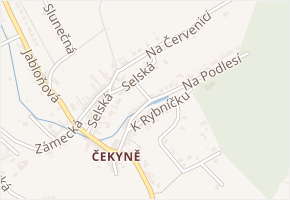 Na Podlesí v obci Přerov - mapa ulice